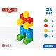 Магнитен конструктор Magicube, Full Color, 24 части