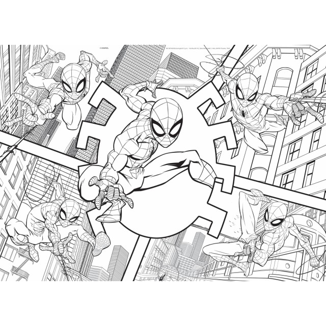 Παζλ, Lisciani, Spiderman, Διπρόσωπο παζλ 24 τεμαχίων