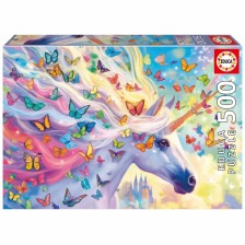 Παζλ, Educa, Unicorn Rainbow, 500 τεμάχια