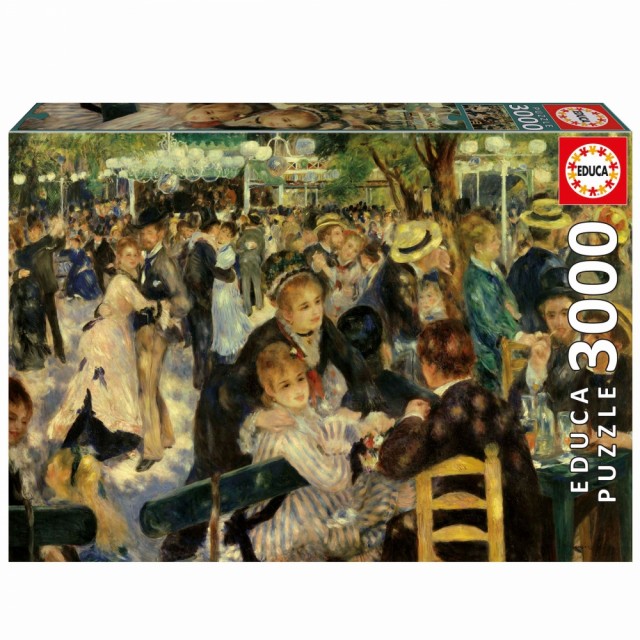Puzzle, Educa, Dancing at the Moulin de la Galette, 3000 κομμάτια