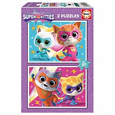 Παζλ, Educa, Super Kittens 2 x 20 τεμάχια