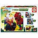 Προοδευτικό παζλ, Educa, Dino Spidey, 12-16-20-25