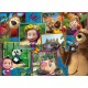 Παζλ, Lisciani, Masha and the Bear, Παζλ διπλής όψης 35 τεμαχίων