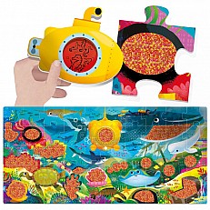 Ανακαλύψτε εκπαιδευτικό παζλ, Yellow Submarine, 50 τεμάχια