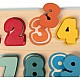 Дървен пъзел Числа, 21 части