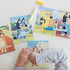 Δημιουργικό σετ Bluey σφράγγισμα με τελείες 21 x 23.5 εκ.