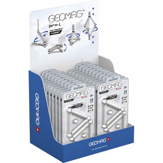 Μαγνητική κατασκευή, Geomag, Pro-L Fidget, 14 μέρη