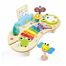 Ξύλινο σετ, Hape, Μουσικό τραπέζι με όργανα 8 σε 1