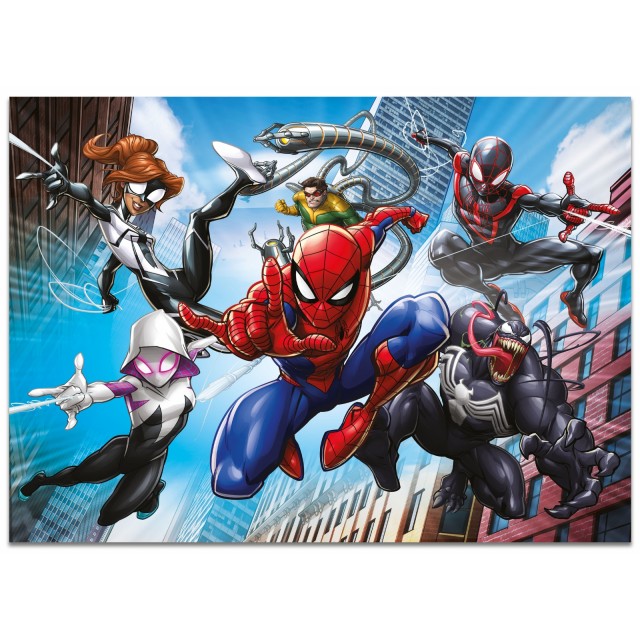 Παζλ, Lisciani, Spiderman, Παζλ διπλής όψης 2 x 48 τεμαχίων