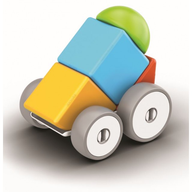 Μαγνητικός κατασκευαστής, Geomag, Magicube, Καρότσια, 10 τεμάχια