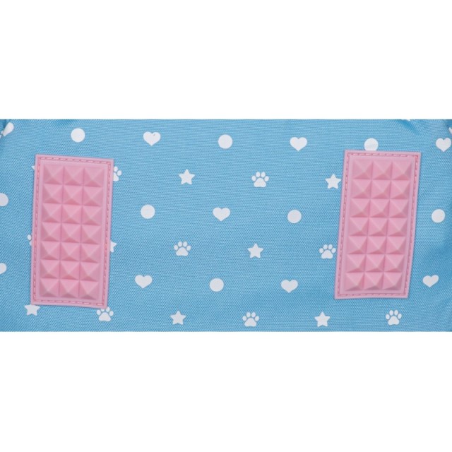 Backpack Head AB420 Pastel Love ασημί εφέ
