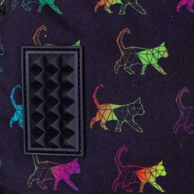 Σχολικό σακίδιο, Κεφάλι, Rainbow Kitty, 39x28x15cm