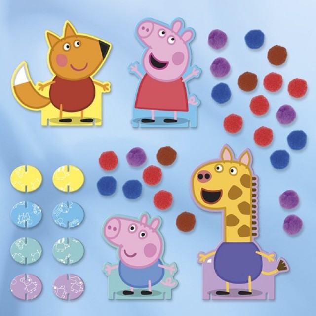 Δημιουργικό σετ, Totum, Peppa Pig, Διακόσμηση με πομπόν