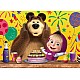 Παζλ, Lisciani, Masha and the Bear, Διπρόσωποι παζλ 4 x 48 τεμάχια