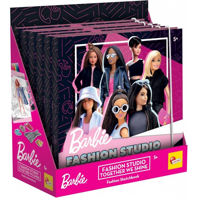 Δημιουργικό σετ, Lisciani, Barbie, Φάκελος στούντιο μόδας, Μαζί λάμπουμε