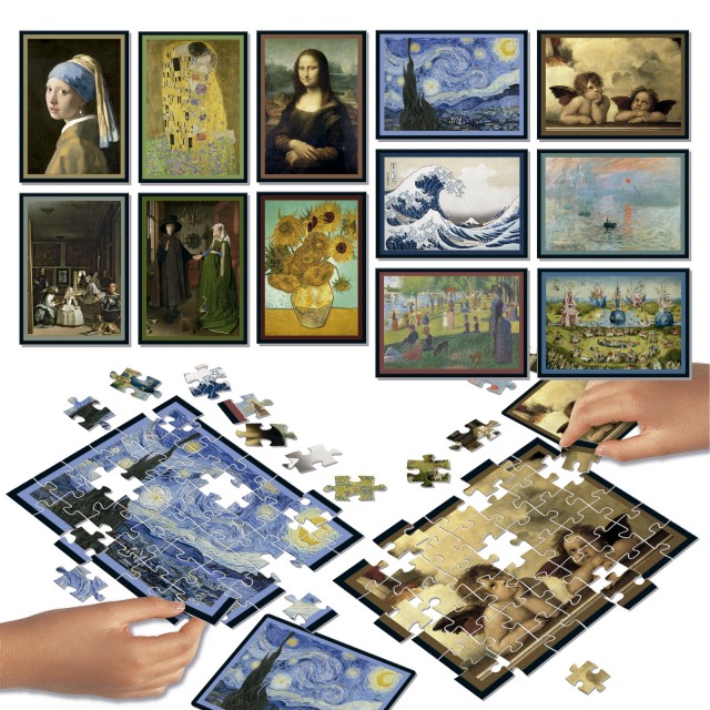 Puzzle Battles, Educa, 12 x 42 κομμάτια, Art