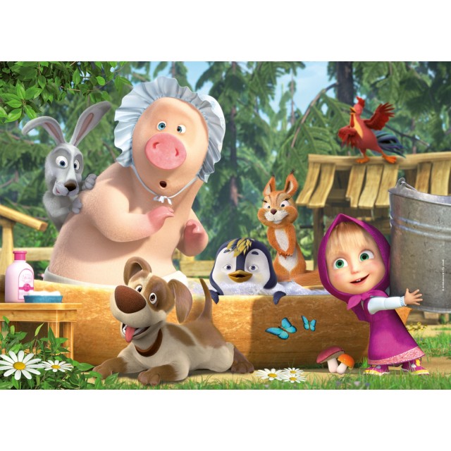 Puzzle, Lisciani, Masha and the Bear, Καλή σου μέρα, Παζλ 24 τεμαχίων