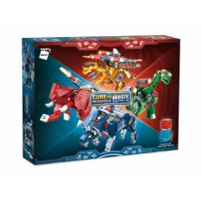 Κατασκευαστικό σετ Mechanical Beasts, κύβος με θωρακισμένα τέρατα, 177 κομμάτια