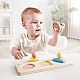 Montessori Educational Sensory Toy, Hape, Mirror Shapes, 24,6 x 6 x 8,8 cm