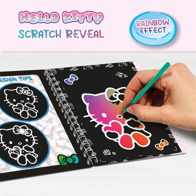 Δημιουργικό κιτ, Lisciani, Hello Kitty, Αποκάλυψη από το Ξυστό, Ξυστό βιβλίο