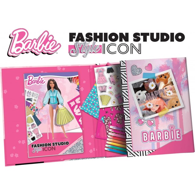 Δημιουργικό σετ, Lisciani, Barbie, Φάκελος στούντιο μόδας, Εικονίδιο μόδας