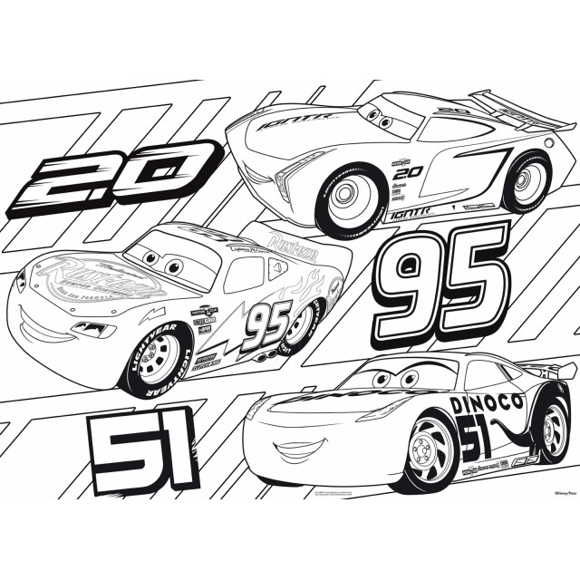 Παζλ, Lisciani, Cars 3, Challenge, Παζλ διπλής όψης 60 τεμαχίων