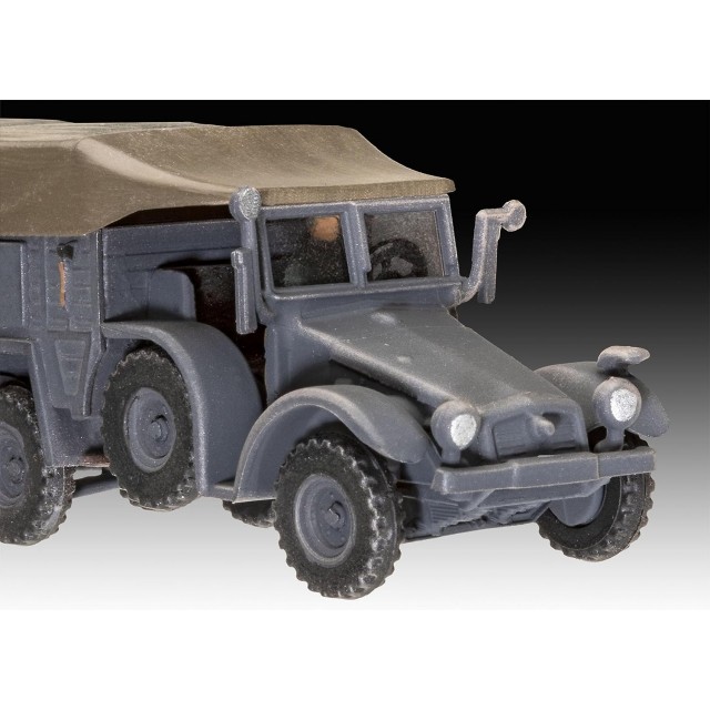 Сглобяем модел Krupp Protze KFZ 69 with 3,7cm Pak, 61 части