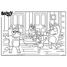 Παζλ, Lisciani, Bluey, Παζλ διπλής όψης 2 x 48 τεμαχίων