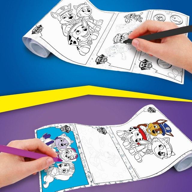 Σετ δημιουργικής δημιουργίας, Lisciani, Paw Patrol, Ρολό χρωματισμού και σχεδίασης