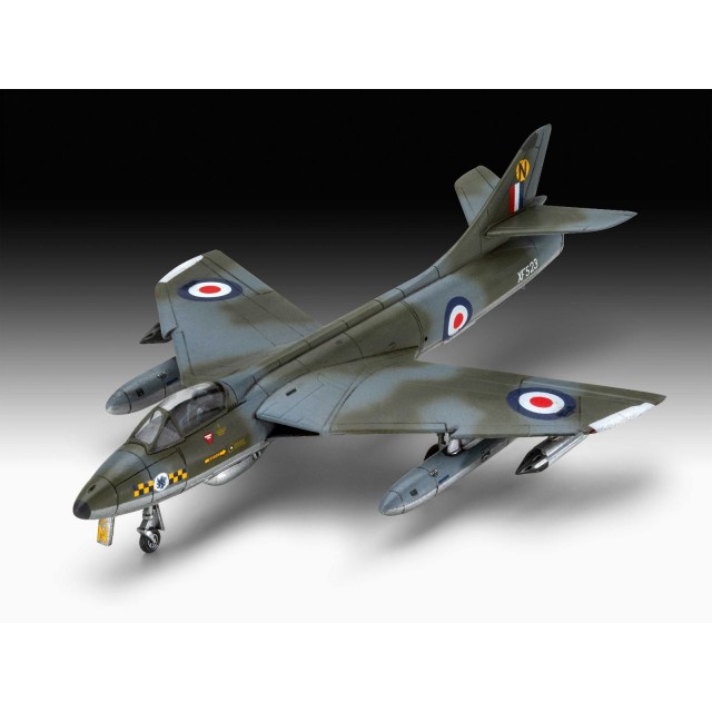 Συναρμολογημένο μοντέλο Airplane Hawker Hunter FGA.9