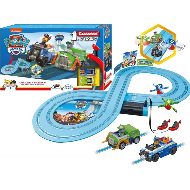 Racetrack, Carrera, Paw Patrol, Ready to Attack