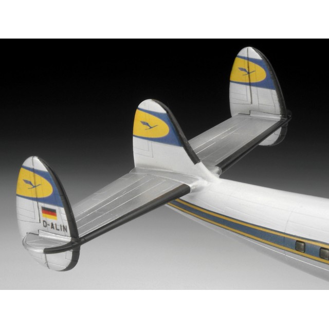 Μοντέλο συναρμολόγησης, Revell, Αεροπλάνο, Lockheed L-1049G Super Constellation Lufthansa, 95 ανταλλακτικά