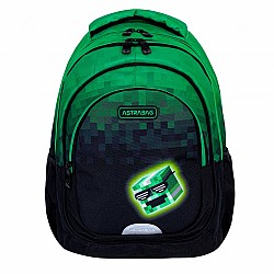 Σχολικό σακίδιο πλάτης, Astra, Pixel hero, AB330, 39 x 28 x 15 εκ.