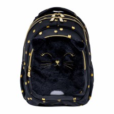 Σχολικό σακίδιο πλάτης, Astra, Fluffy black kitten, AB330, 39 x 28 x 15 εκ.