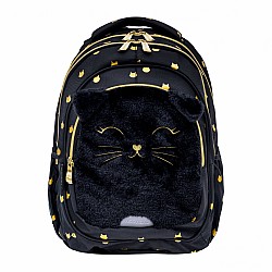 Σχολικό σακίδιο πλάτης, Astra, Fluffy black kitten, AB330, 39 x 28 x 15 εκ.