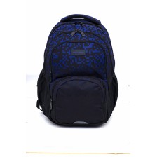 Σχολικό σακίδιο πλάτης, Head, μπλε τουβλάκια, AB200, 44 x 32 x 19 εκ.