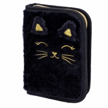 Μονό νεσεσέρ με αξεσουάρ, Astra, Fluffy black kitten, AC11, 20 x 14 x 3,5 cm