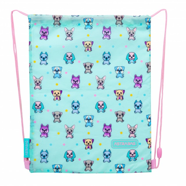 Αθλητική ομαδική τσάντα ASTRABAG Dogs, AD1, 40 × 33 cm
