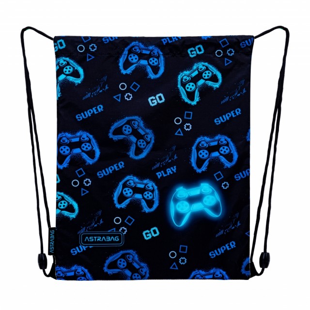 Τσάντα αθλητικής ομάδας ASTRABAG Θα παίξω, AD1, 40 × 33 cm