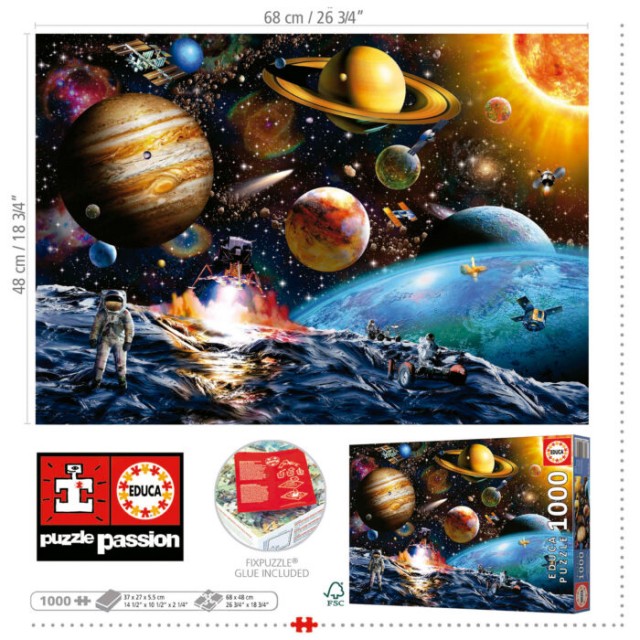 Puzzle Asteroid Mission, 1000 τεμάχια