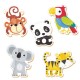 Wild Fauna Progressive Puzzle 5 in 1 3/3/4/4/5/ Pieces