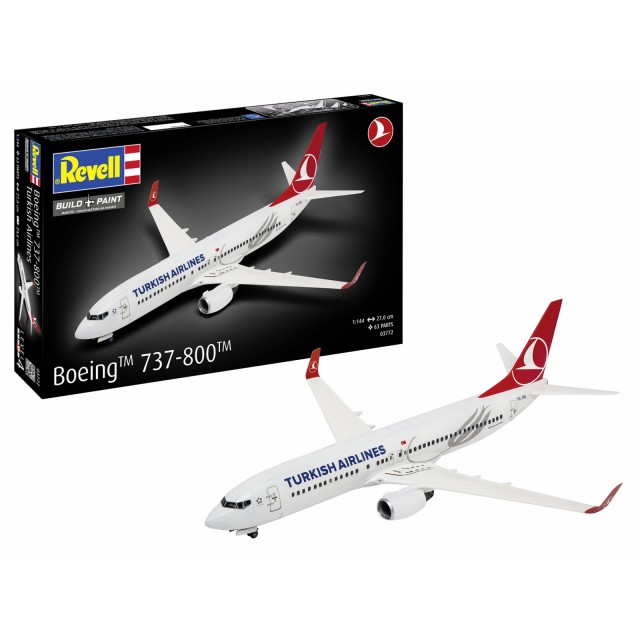 Μοντέλο συναρμολόγησης, Revell, Αεροπλάνο Boeing 737-800 Turkish Airlines, 63 ανταλλακτικά