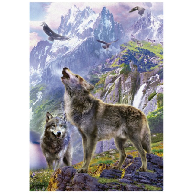 Παζλ, Educa, Wolves of the Rocks, 500 κομμάτια