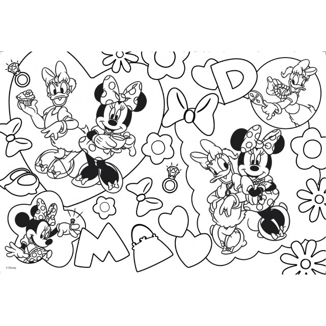 Παζλ, Lisciani, Minnie Mouse, Παζλ διπλής όψης 2 x 24 τεμαχίων