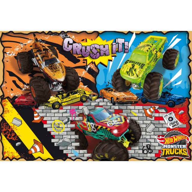 Παζλ, Lisciani, Hot Wheels, 2 x 60 τεμάχια