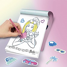 Δημιουργικό σετ, Lisciani, Barbie, βιβλίο ζωγραφικής με ολογραφικό εφέ