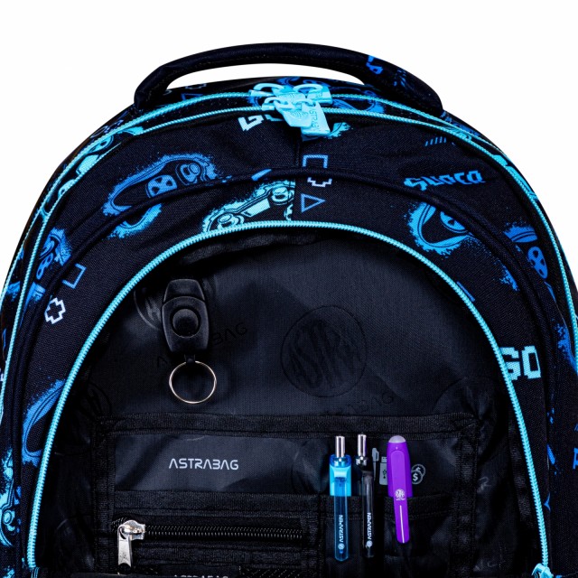 Σχολικό σακίδιο ASTRABAG Θα παίξω, AB300, 42 x 30 x 19 cm
