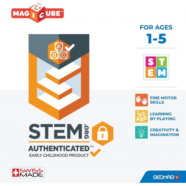 Магнитен конструктор Magicube, Creative, 16 части