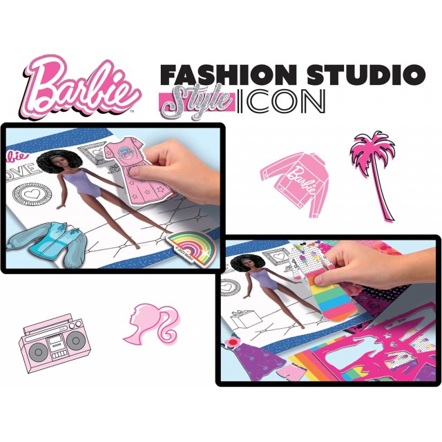Δημιουργικό σετ, Lisciani, Barbie, Φάκελος στούντιο μόδας, Εικονίδιο μόδας
