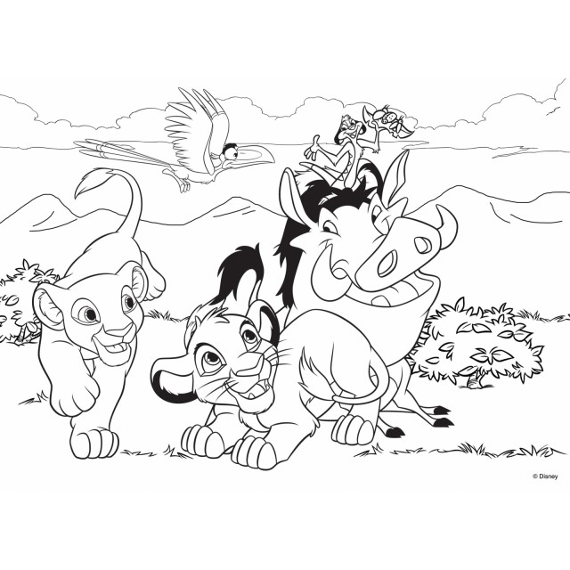 Παζλ, Lisciani, The Lion King, Παζλ διπλής όψης 24 τεμαχίων